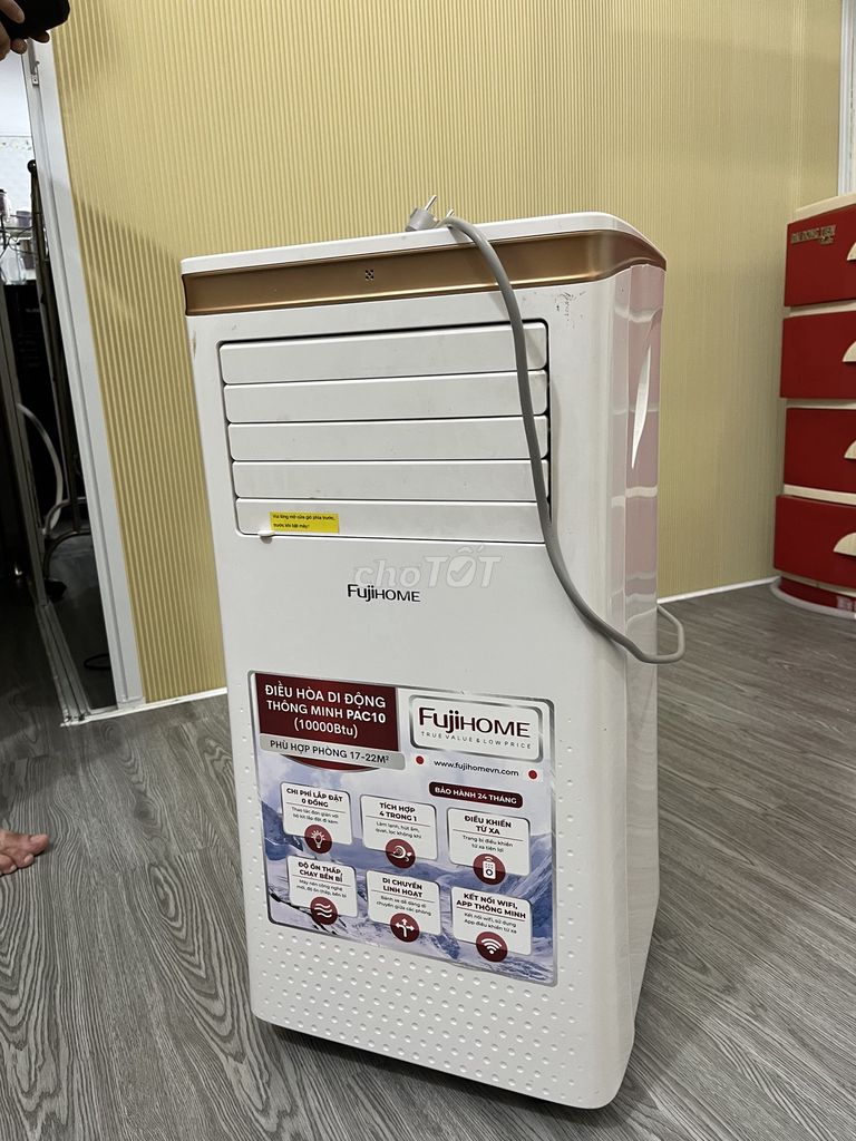 Điều hòa di động FujiHOME PAC10 10000 BTU Trắng. Mua bán Máy lạnh, điều hoà tại Quận 3 Tp Hồ Chí Minh được đăng bởi Đỗ Quyên hình 1