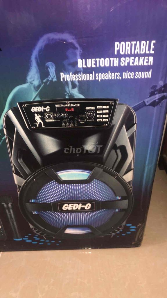 Loa Bluetooth GEDI-G Đen. Mua bán Tivi, Âm thanh tại Thành phố Sa Đéc Đồng Tháp được đăng bởi Nguyễn Nghĩa  hình 1