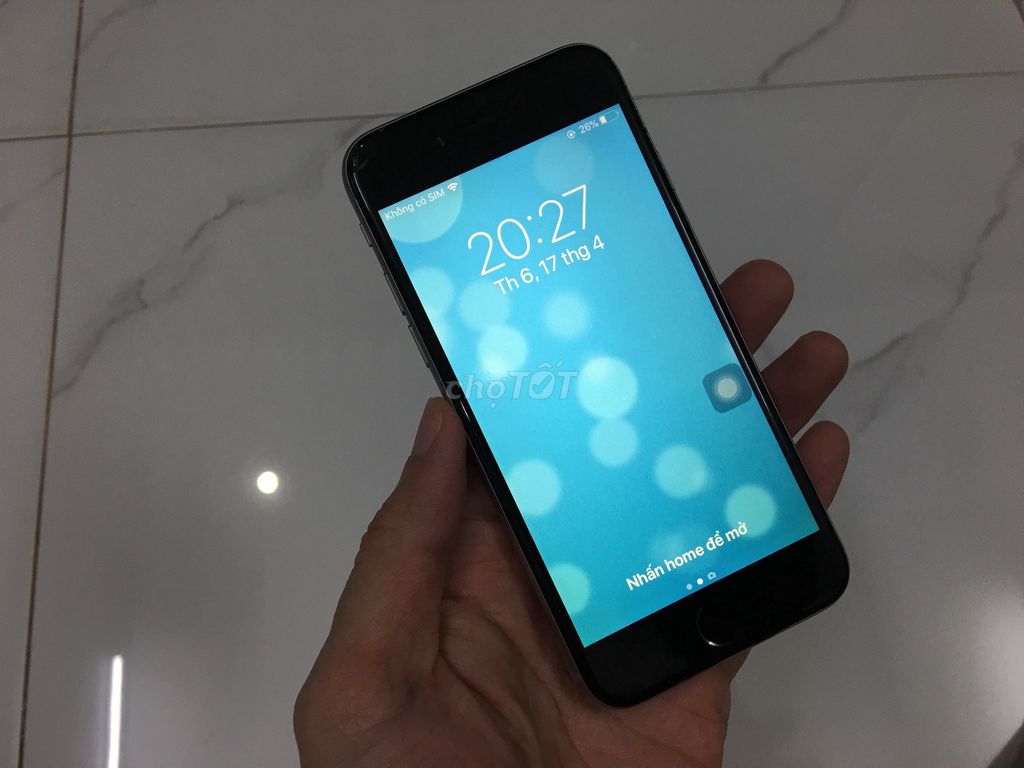 iPhone 6 Bạc Dính iCloud, mất home. Mua bán Điện thoại tại Thành phố Biên Hòa Đồng Nai được đăng bởi Vinh Nguyen hình 1