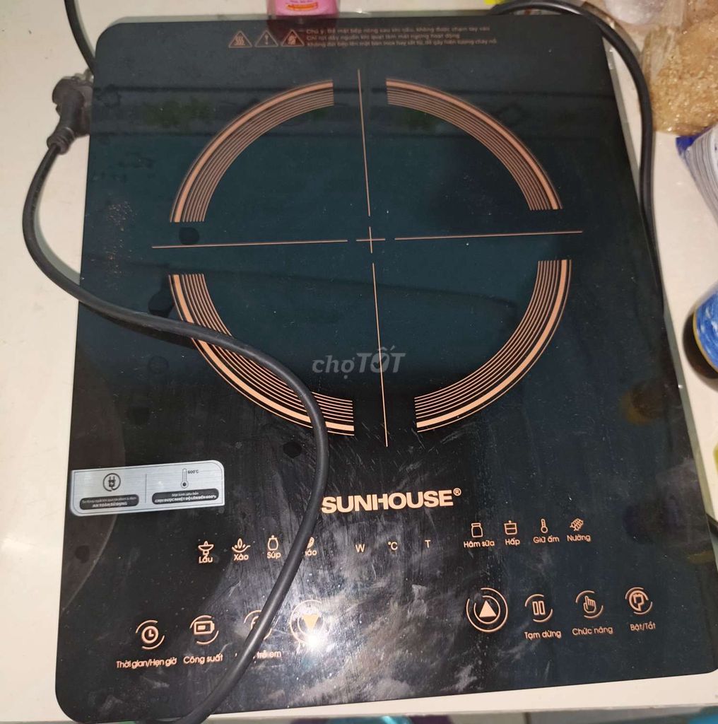 Bếp từ SUNHOUSE Đen. Mua bán Bếp, lò, đồ điện nhà bếp tại Huyện Long Thành Đồng Nai được đăng bởi Hoàng  hình 1