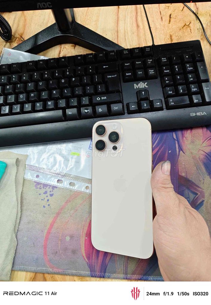 Apple iPhone 16 Pro Max 256GB Vàng. Mua bán Điện thoại tại Quận 12 Tp Hồ Chí Minh được đăng bởi Bảo  hình 1