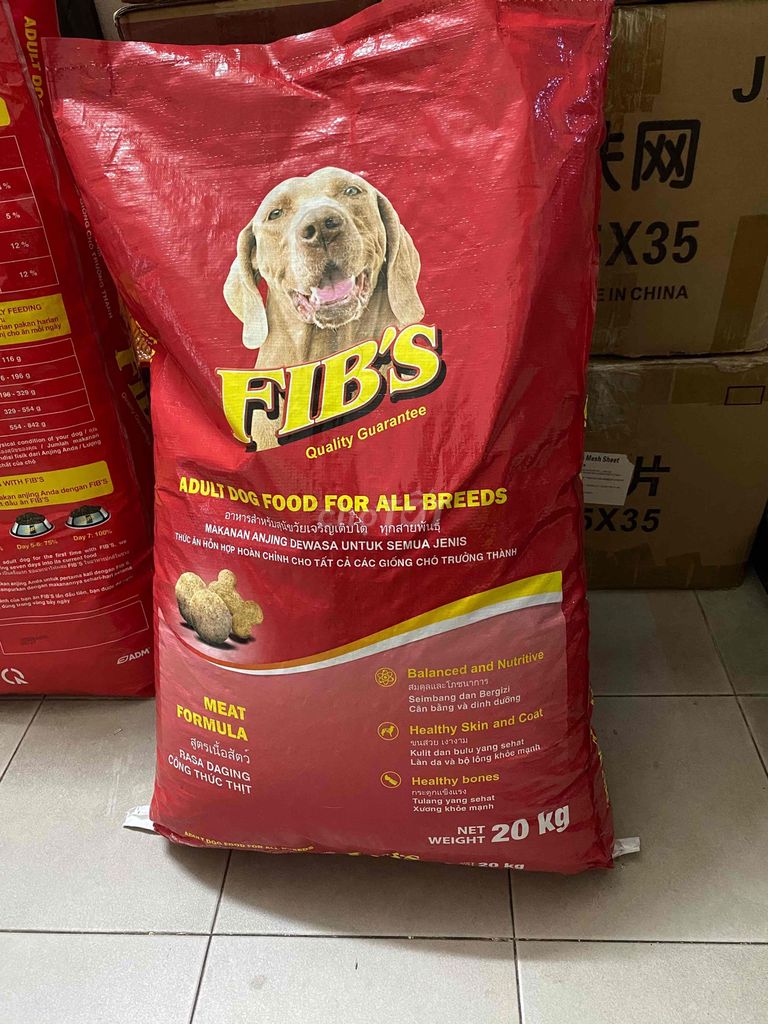 Thức ăn cho chó FIBS 20kg chưa qua sử dụng. Mua bán Phụ kiện, Thức ăn, Dịch vụ tại Quận Gò Vấp Tp Hồ Chí Minh được đăng bởi sushi hình 1