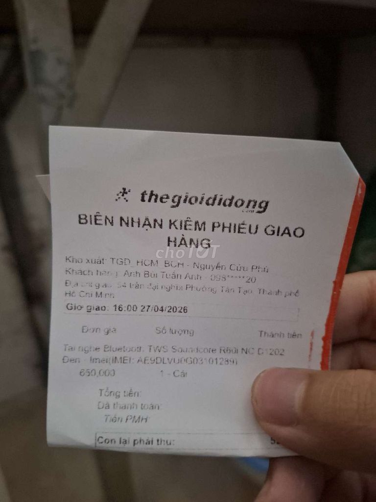 Tai nghe Soundcore R60i NC Đen chống ồn. Mua bán Tivi, Âm thanh tại Quận Bình Tân Tp Hồ Chí Minh được đăng bởi tuấn hình 1