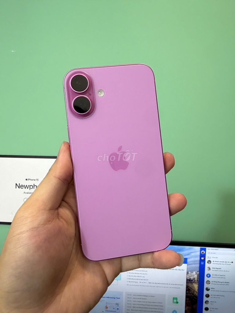💦iphone 16 plus quốc tế 128gb zin có khay sim. Mua bán Điện thoại tại Quận Thanh Xuân Hà Nội được đăng bởi Thành Vũ Mobile hình 1