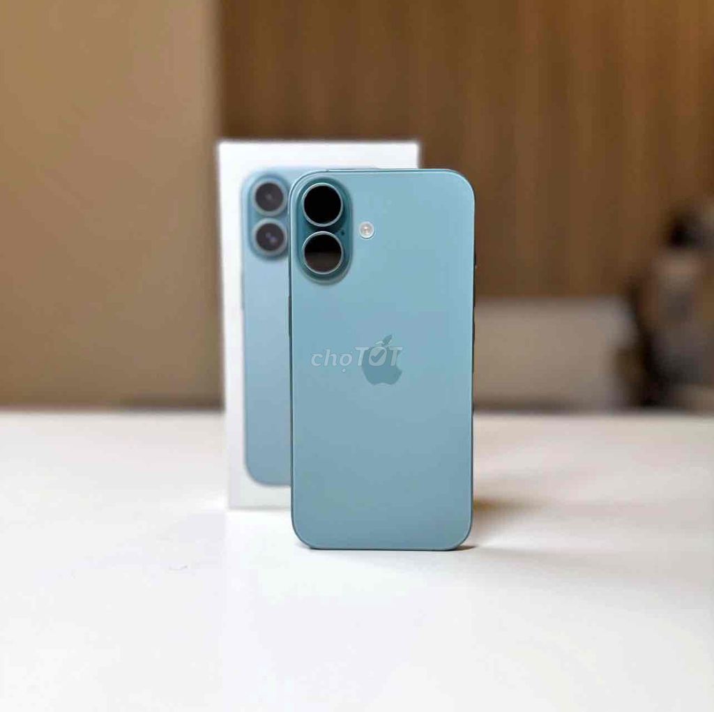 iPhone 16 128G Teal FULLBOX NEW BH APPLE 12/2025. Mua bán Điện thoại tại Quận 10 Tp Hồ Chí Minh được đăng bởi iStockHCM hình 1