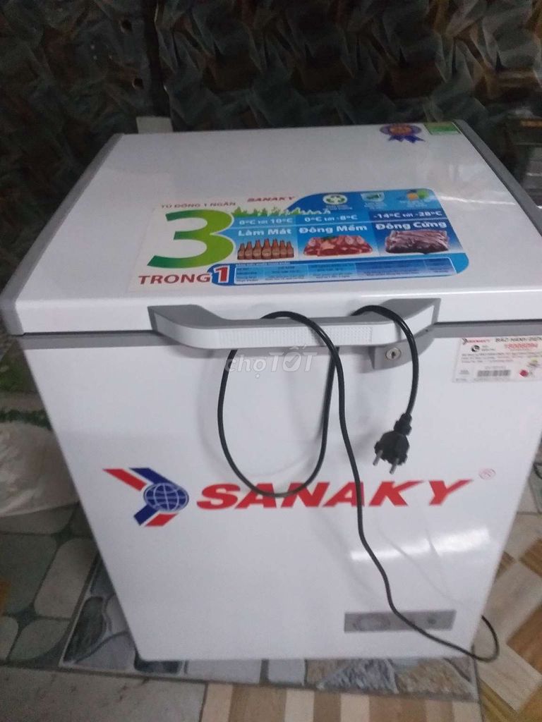 Tủ cấp Đông mini Sanaky 3 chế độ bảo hành 2 năm