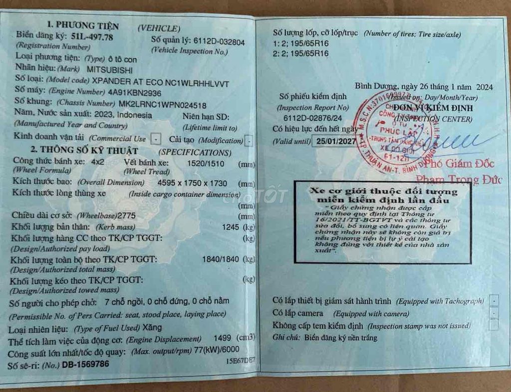 Mitsubishi Xpander 2024 1.5 AT - 20000 km. Mua bán Ô tô tại Quận 12 Tp Hồ Chí Minh được đăng bởi Trân hình 8