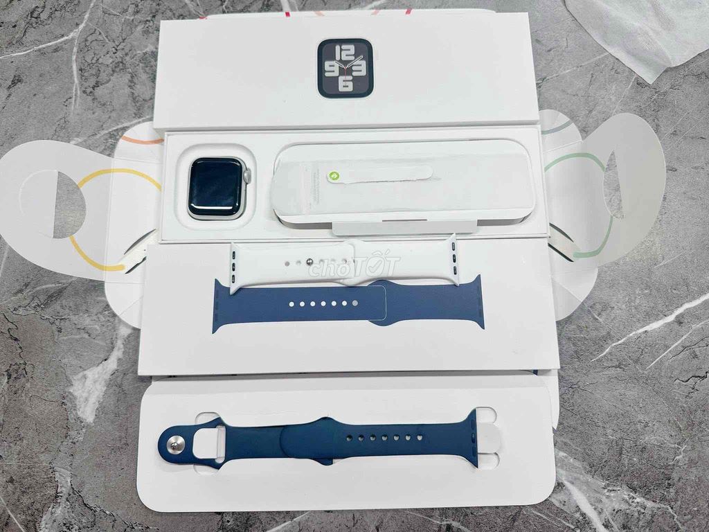 Apple wacth Se 2024 nhôm silver bạc Fulbox VNA 🇻🇳