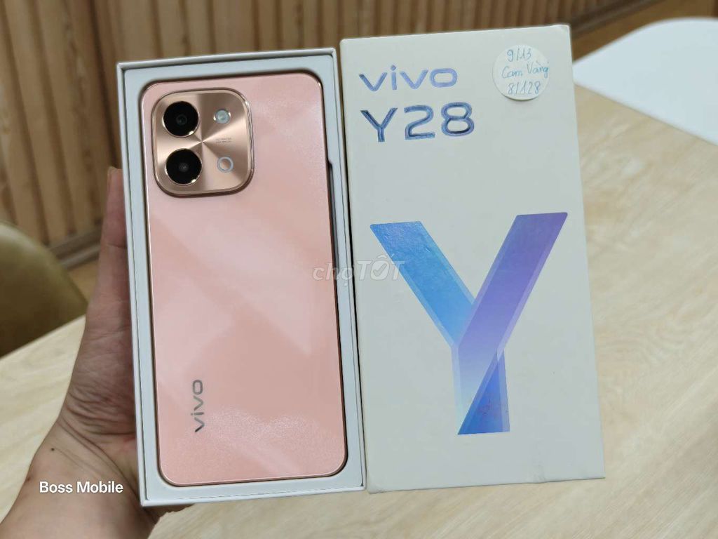 Vivo Y28 8GB/128GB Hồng thế giới di động pin 6000. Mua bán Điện thoại tại Quận Hai Bà Trưng Hà Nội được đăng bởi Boss Mobile hình 1