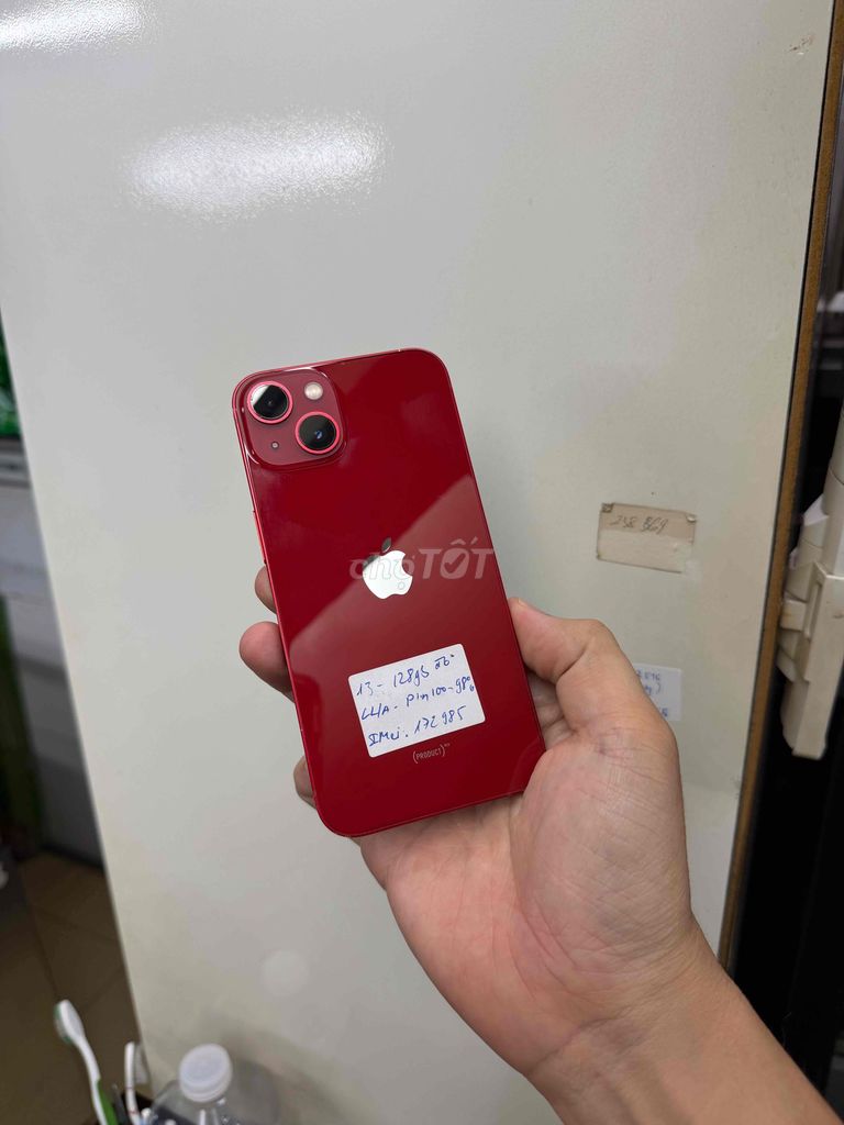 Apple iPhone 13 128GB Đỏ 98%. Mua bán Điện thoại tại Quận 7 Tp Hồ Chí Minh được đăng bởi mrlao hình 1