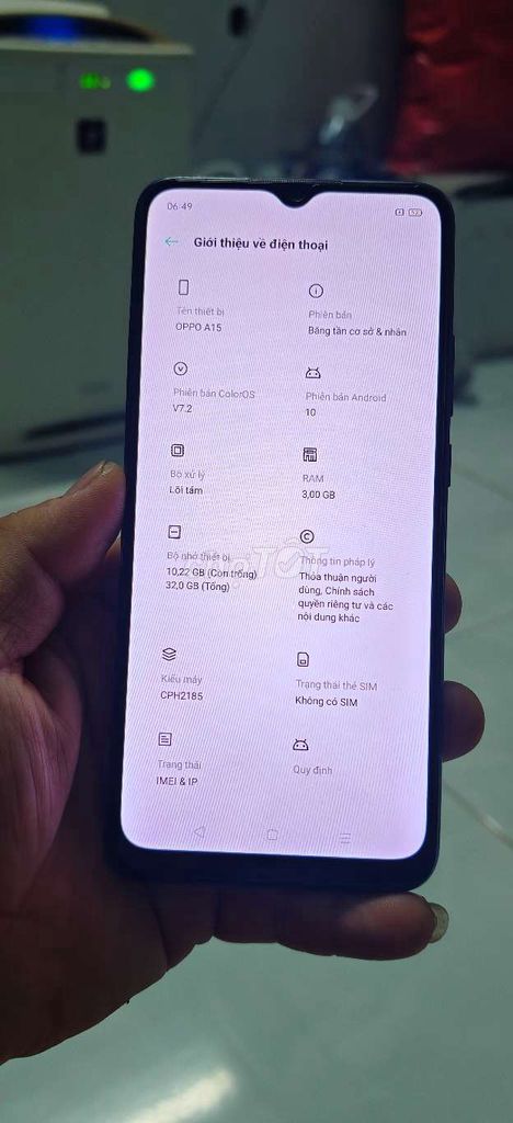 Oppo A15 3GB/32GB Đen. Mua bán Điện thoại tại Huyện Hóc Môn Tp Hồ Chí Minh được đăng bởi sơn bự hình 1