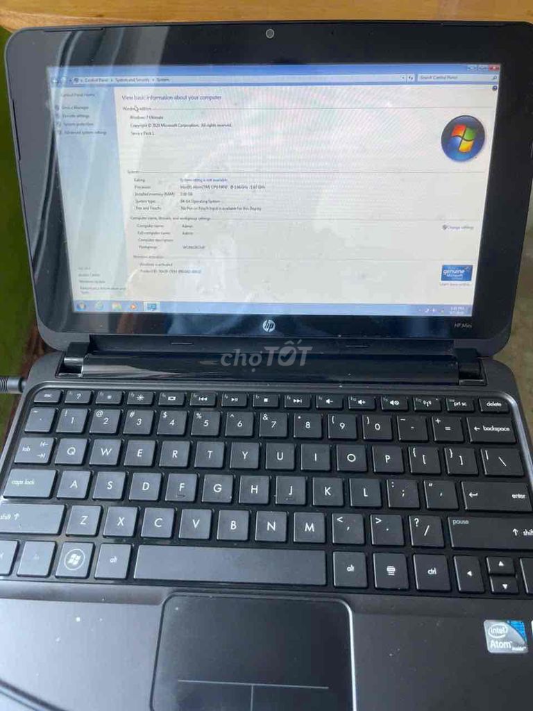 HP Atom N450 9 inch 2GB/128GB Bạc. Mua bán Laptop tại Thành phố Huế Thừa Thiên Huế được đăng bởi TRƯỜNG TÍN hình 1