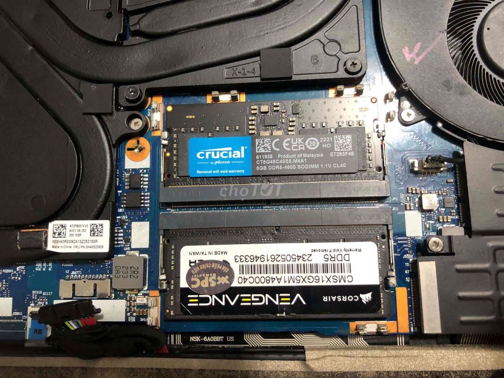 PASS 2 THANH RAM LATOP DDR5  ĐANG DÙNG ZIN NGON. Mua bán Linh kiện (RAM, Card...) tại Quận 3 Tp Hồ Chí Minh được đăng bởi NgoPhuong hình 1