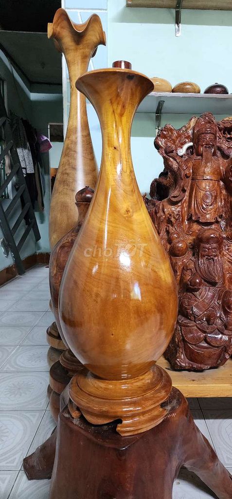 Bình hoa Gỗ mít Thủ công 64cm. Mua bán Cây cảnh, đồ trang trí tại Quận Liên Chiểu Đà Nẵng được đăng bởi Hiếu hình 1