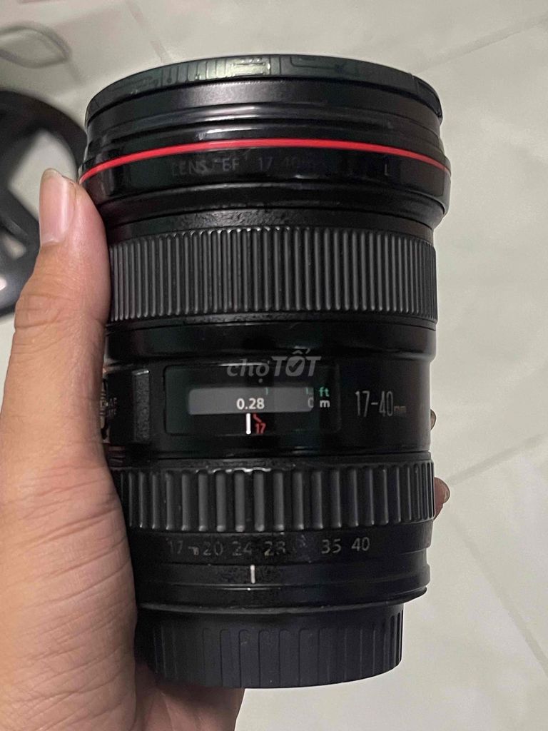 Ống kính Canon EF 17-40mm F4L Đen. Mua bán Máy ảnh, Máy quay tại Thị xã Bến Cát Bình Dương được đăng bởi Kevin hình 1