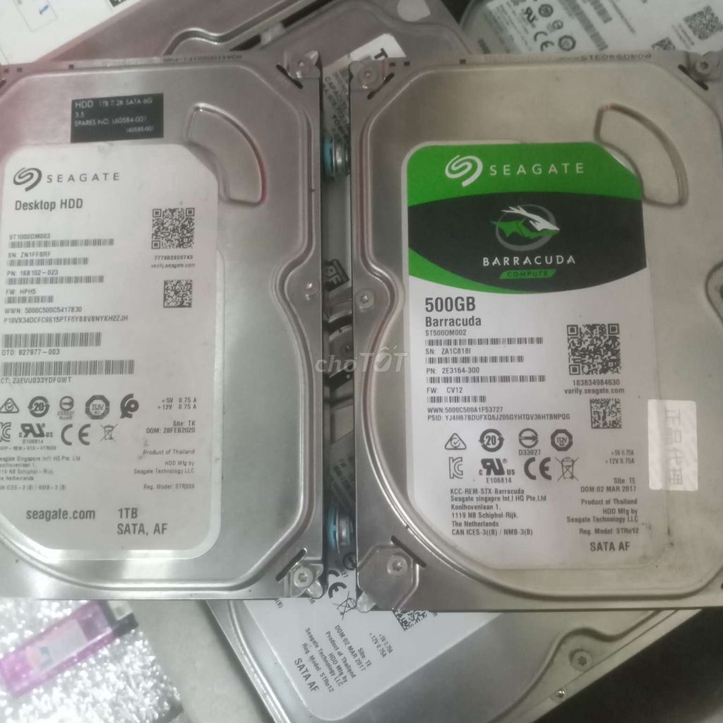 86%% Ổ HDD 500GB :: 1T CÁC HÃNG ×SỨC KHỎE TỐT