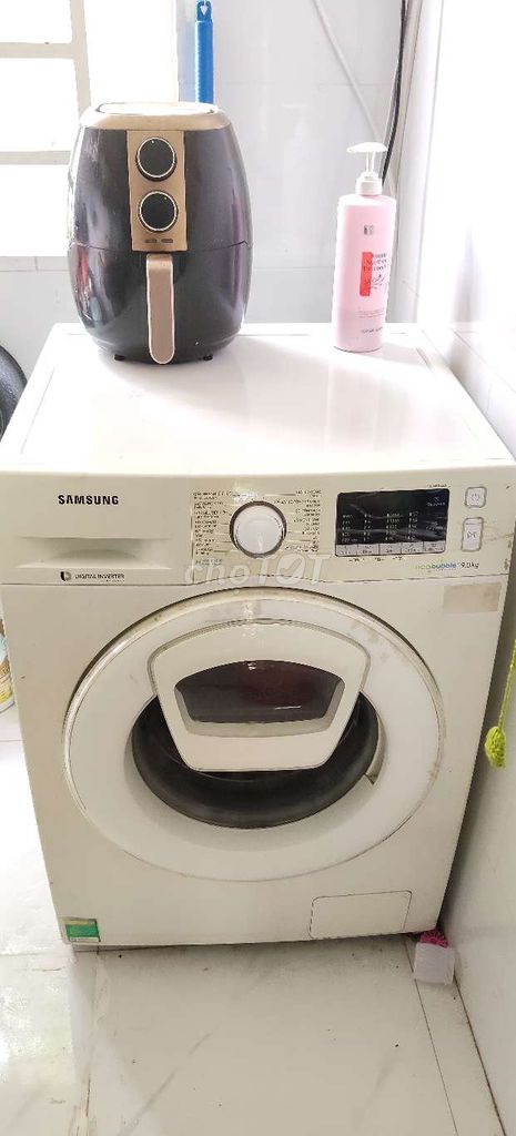 Máy giặt Samsung 9.0kg cửa ngang Trắng. Mua bán Máy giặt tại Thành phố Thủ Dầu Một Bình Dương được đăng bởi Thanh Hùng hình 1