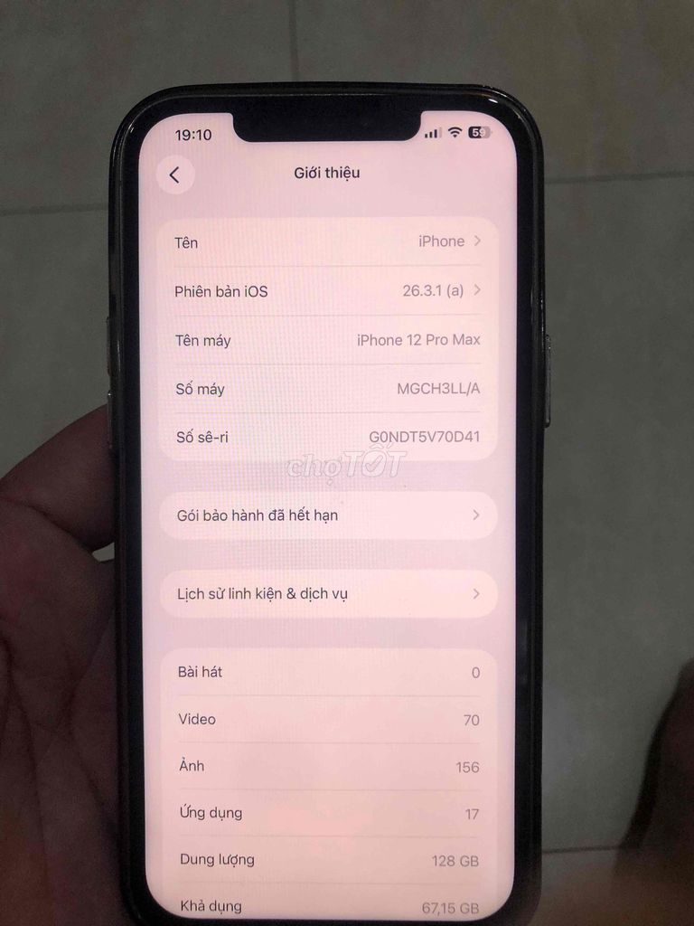iPhone 12 Pro Max 128GB Vàng. Mua bán Điện thoại tại Thành phố Bảo Lộc Lâm Đồng được đăng bởi Bao phong hình 1