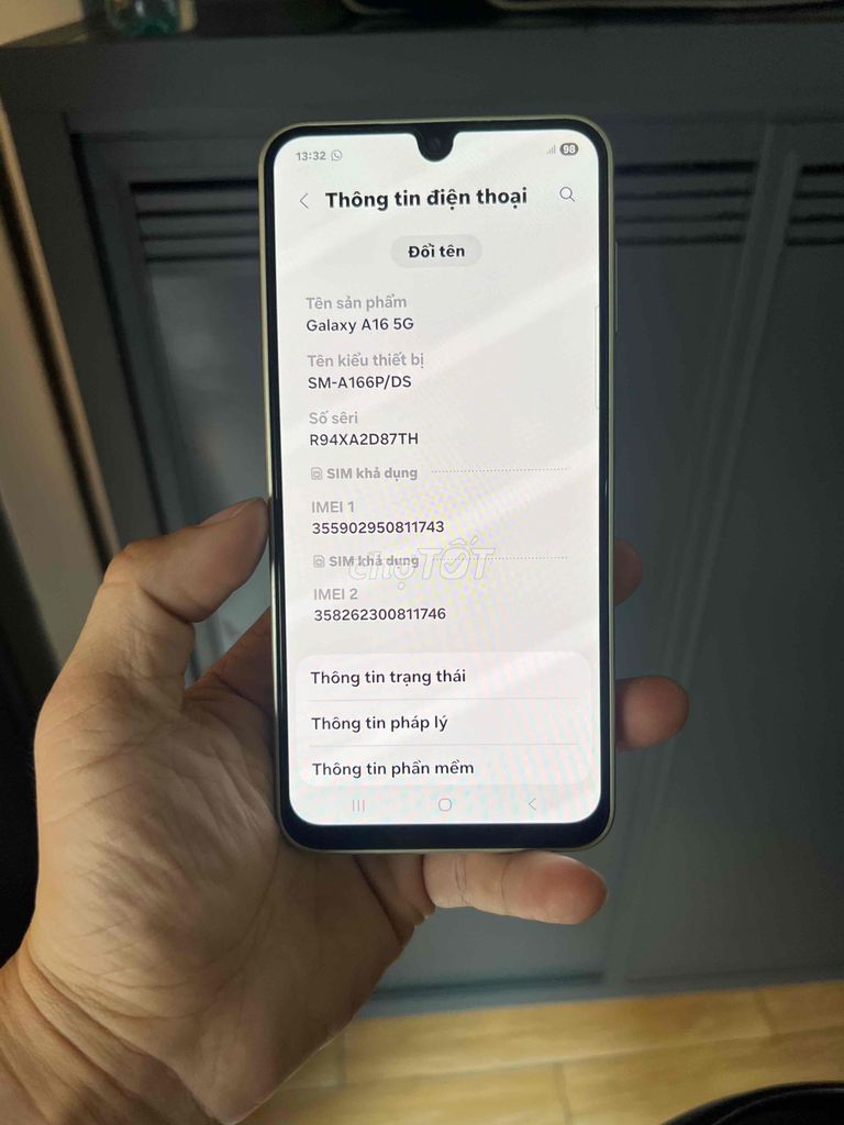 Samsung A16 5G 256GB Vàng nhạt. Mua bán Điện thoại tại Quận Gò Vấp Tp Hồ Chí Minh được đăng bởi HQ86 Thanh Lý Cầm đồ hình 1