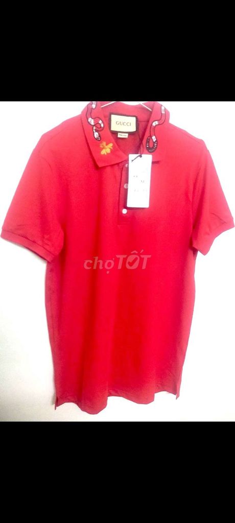 Áo polo Gucci Nam L Đỏ Thoáng mát. Mua bán Quần áo tại Quận Phú Nhuận Tp Hồ Chí Minh được đăng bởi Long Tran hình 1