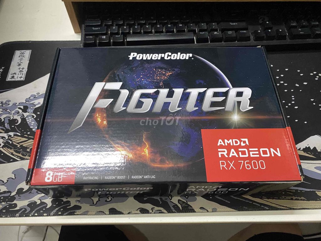 Card màn hình AMD PowerColor Fighter RX 7600 8GB. Mua bán Linh kiện (RAM, Card...) tại Quận 8 Tp Hồ Chí Minh được đăng bởi Nguyễn Ngọc Thiên Bảo hình 1