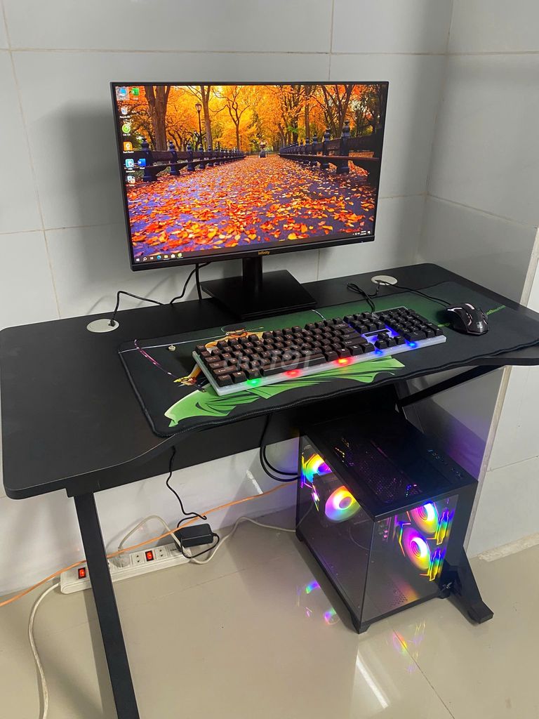 Máy 2 CPU và màn hình 24 inch mới 100%