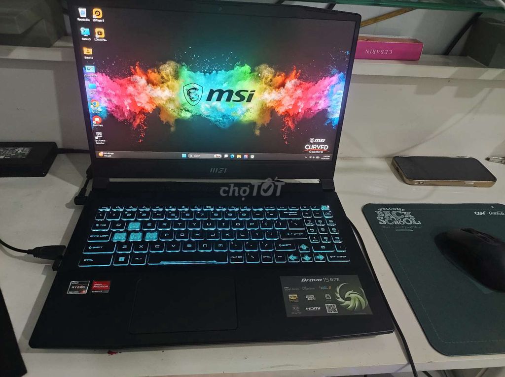MSI Bravo 15 B7E Đen Đã sử dụng. Mua bán Laptop tại Huyện Lai Vung Đồng Tháp được đăng bởi Cu Pen hình 1