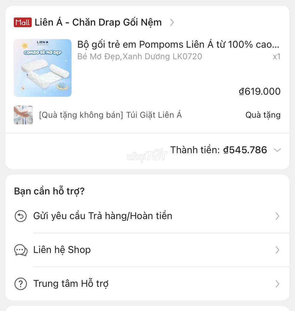 Nệm liên á + gối chặn. Mua bán Mẹ và bé tại Thành phố Thủ Đức Tp Hồ Chí Minh được đăng bởi Chi hình 1