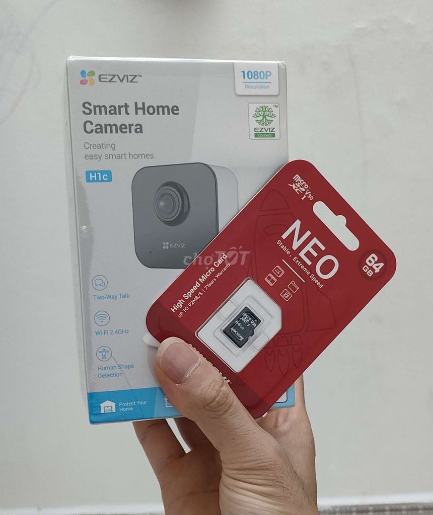 Camera EZVIZ H1c 1080P kèm 64gb. Mua bán Máy ảnh, Máy quay tại Quận Bắc Từ Liêm Hà Nội được đăng bởi đồ cũ đồ mới hình 1