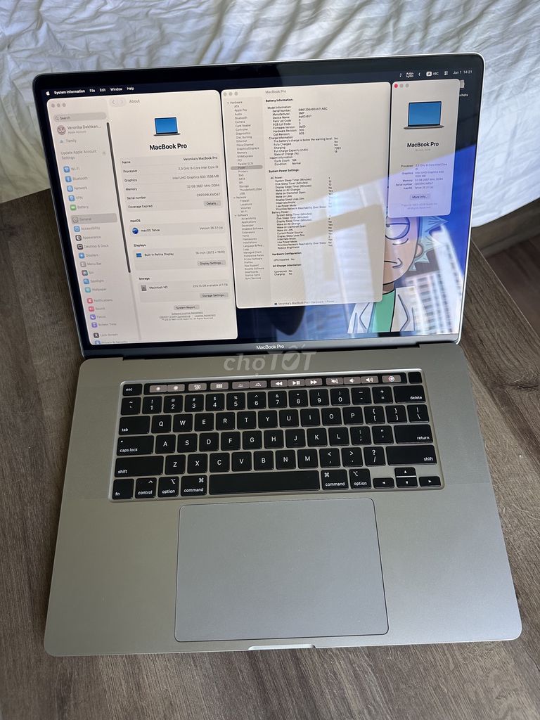 Apple MacBook Pro 16-inch i9 32GB/1TB. Mua bán Laptop tại Quận Hải Châu Đà Nẵng được đăng bởi Veronika Dekhkanova hình 1