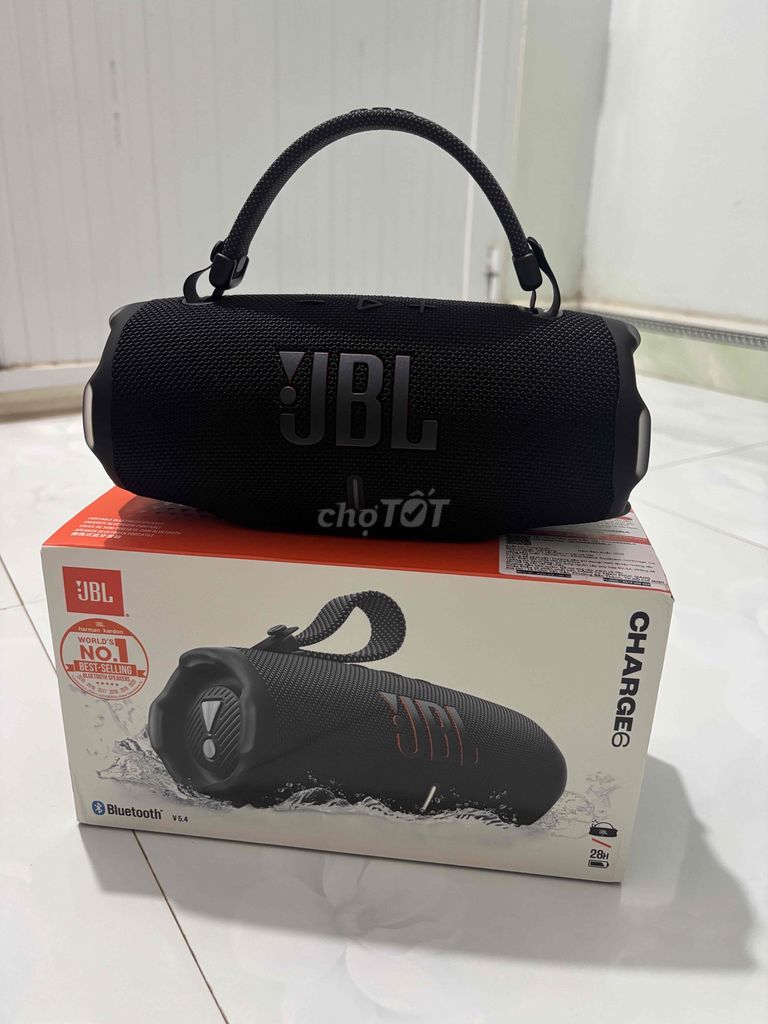 Loa Bluetooth JBL Charge 6 Đen. Mua bán Tivi, Âm thanh tại Huyện Lục Nam Bắc Giang được đăng bởi Aphu hình 1