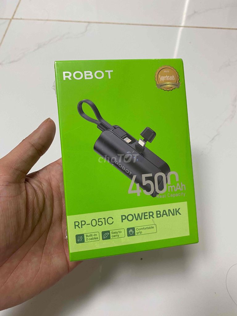 Sạc dự phòng Robot RP-051C Đen. Mua bán Phụ kiện (Màn hình, Chuột...) tại Thành phố Long Khánh Đồng Nai được đăng bởi HEM STORE Một Chín Chín Năm hình 1