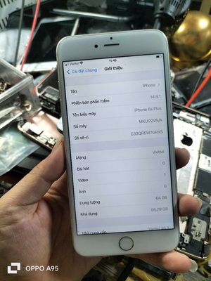 6S plus 64gb qtế sạch,màn zin,IOS 14. Mua bán Điện thoại tại Quận 7 Tp Hồ Chí Minh được đăng bởi điện thoại cỏ