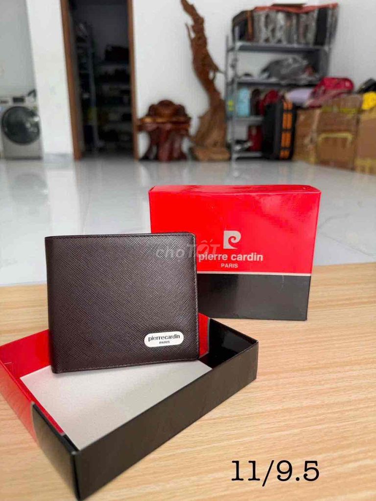 Ví da Pierre Cardin chính hãng. Mua bán Túi xách tại Quận Ninh Kiều Cần Thơ được đăng bởi Duy 2hand   Da lô là  0 ba 2 sáu 054115 hình 1