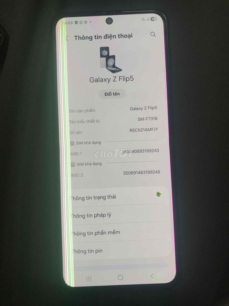 Samsung Galaxy Z Flip5 Đen 256GB nhận gl. Mua bán Điện thoại tại Quận 7 Tp Hồ Chí Minh được đăng bởi Hà Đức Duy hình 1