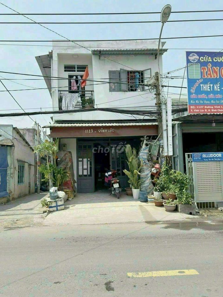 Cho  thuê nhà mặt tiền Vĩnh Lộc b 1triệt 1 lầu dt 5/8 tức 40 m vuông