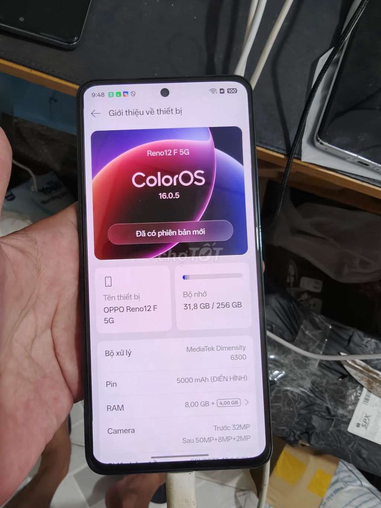 OPPO Reno12 F 5G Xanh 256GB. Mua bán Điện thoại tại Thành phố Bến Tre Bến Tre được đăng bởi Từ Tuấn Bến Tre hình 1