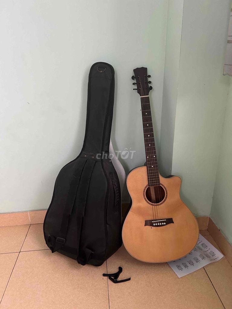 Đàn guitar acoustic Gỗ Nâu nhạt. Mua bán Nhạc cụ tại Huyện Hóc Môn Tp Hồ Chí Minh được đăng bởi Duong hình 1