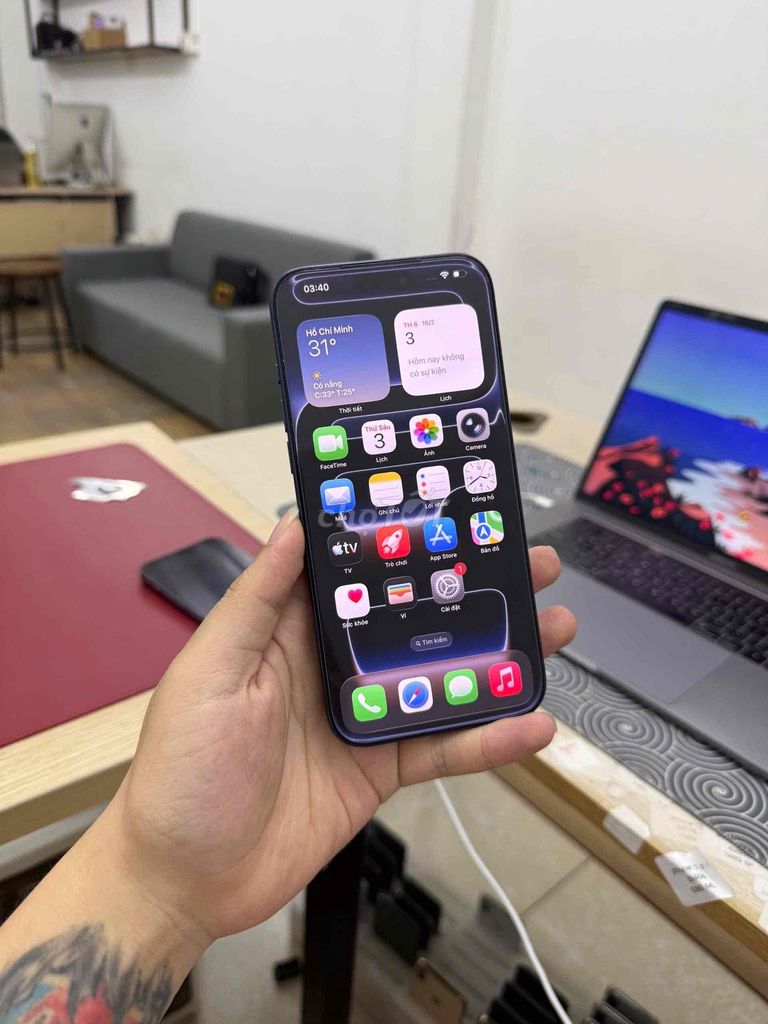 Apple iPhone 17 Pro Max 512GB Xanh đậm Như mới. Mua bán Điện thoại tại Quận Đống Đa Hà Nội được đăng bởi KT Hà Nội Mobile hình 1