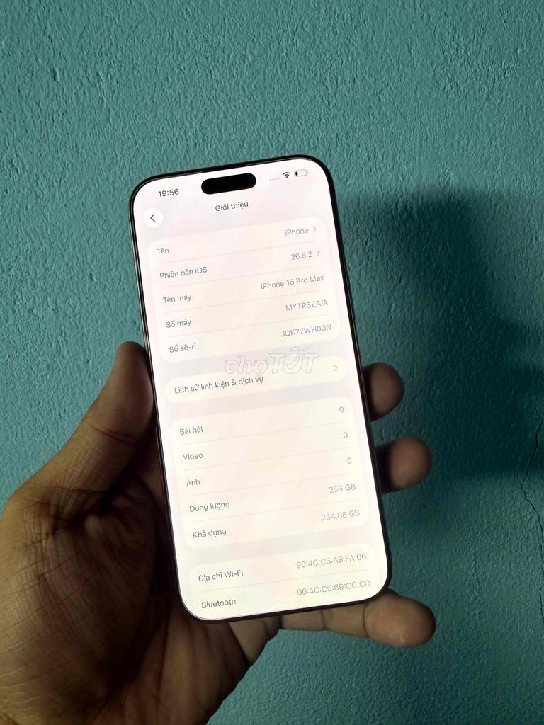 Apple iPhone 16 Pro Max 256GB 2 sim 99%. Mua bán Điện thoại tại Thành phố Dĩ An Bình Dương được đăng bởi nguyễn phương hình 1