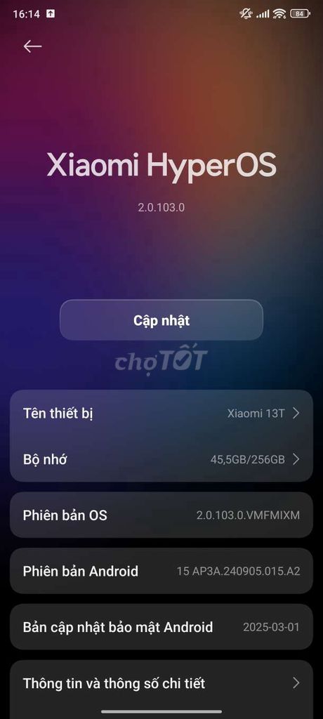 Xiaomi 13T 256GB Xanh Dương máy chính hãng TGDD. Mua bán Điện thoại tại Thành phố Cao Lãnh Đồng Tháp được đăng bởi Toàn hình 1