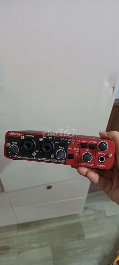 DAC Roland Edirol FA-66 Đỏ Nguyên bản. Mua bán Tivi, Âm thanh tại Thành phố Nam Định Nam Định được đăng bởi Nguyễn Tuấn Anh hình 1