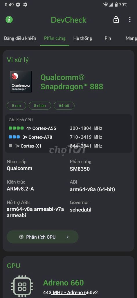 Sharp Leitz Phone 1 256GB Xanh Like New. Mua bán Điện thoại tại Thành phố Thủ Đức Tp Hồ Chí Minh được đăng bởi Hội Đồ Điện Tử hình 1