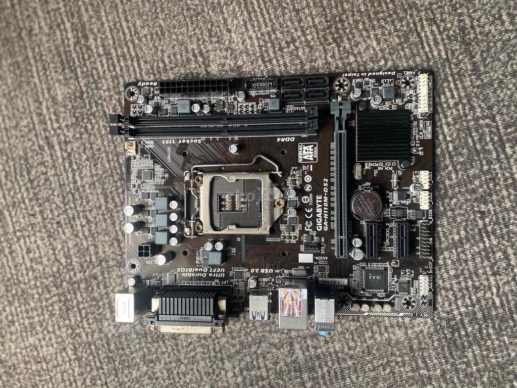 Bo mạch chủ Gigabyte GA-H110M-DS2. Mua bán Linh kiện (RAM, Card...) tại Huyện Chơn Thành Bình Phước được đăng bởi Huy Ha hình 1