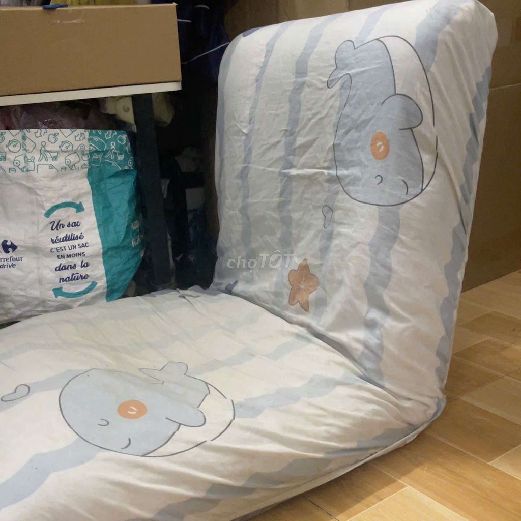 Ghế bệt Tatami Vải Xám Kèm Áo Bọc Đã sử dụng. Mua bán Bàn ghế tại Quận 6 Tp Hồ Chí Minh được đăng bởi Ánh Ngọc hình 1