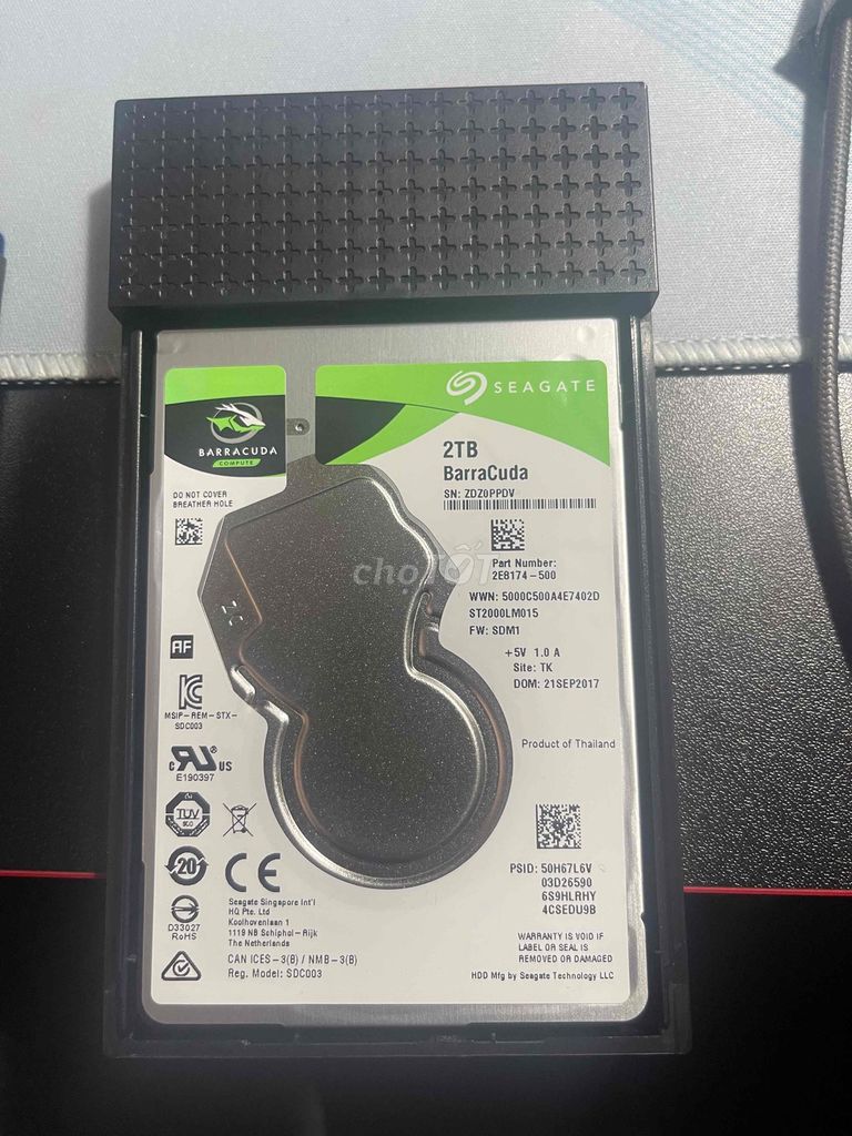 Ổ cứng HDD Seagate BarraCuda 2TB. Mua bán Linh kiện (RAM, Card...) tại Quận Tân Phú Tp Hồ Chí Minh được đăng bởi Chí Hưng Giang hình 1