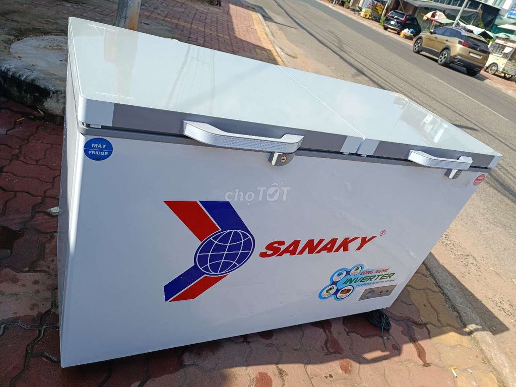 SANAKY đông - mát 280L inverter, mặt gương.