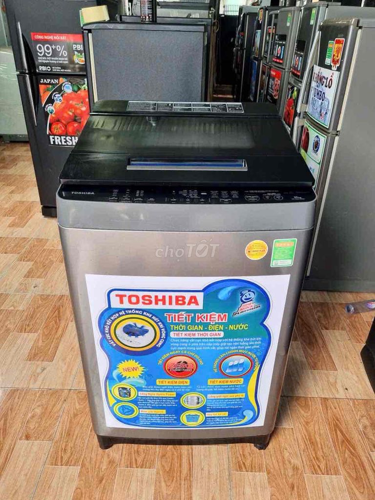 Máy giặt Toshiba 10kg cửa trên. Mua bán Máy giặt tại Thành phố Thủ Dầu Một Bình Dương được đăng bởi ĐIỆN MÁY ĐỨC MẠNH hình 1