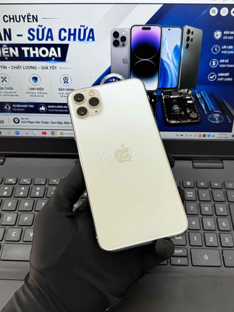 iPhone11ProMax 64GB MÁY ZIN NGUYÊN BẢN QUỐC TẾ 99%. Mua bán Điện thoại tại Thành phố Biên Hòa Đồng Nai được đăng bởi DT MOBILE BIÊN HOÀ hình 1