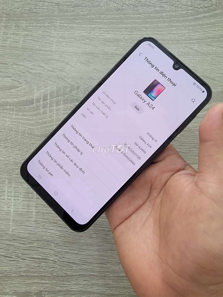 Samsung Galaxy A24 Tím Hàn Quốc. Mua bán Điện thoại tại Huyện Thới Bình Cà Mau được đăng bởi trường phát hình 1